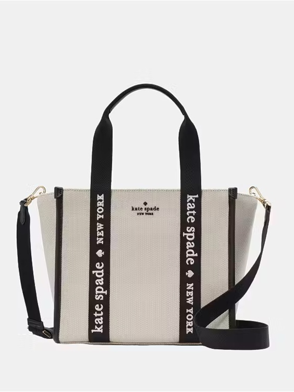 ♠️Kate Spade Kip Canvas Small Tote Crossbody, Natural Multi NWT